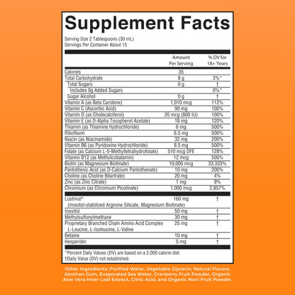 Liquid Morning Multivitamin + Hair Growth